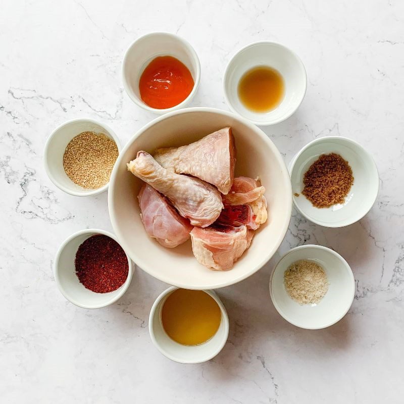 Step 1 Prepare chicken thighs Spicy grilled chicken thighs