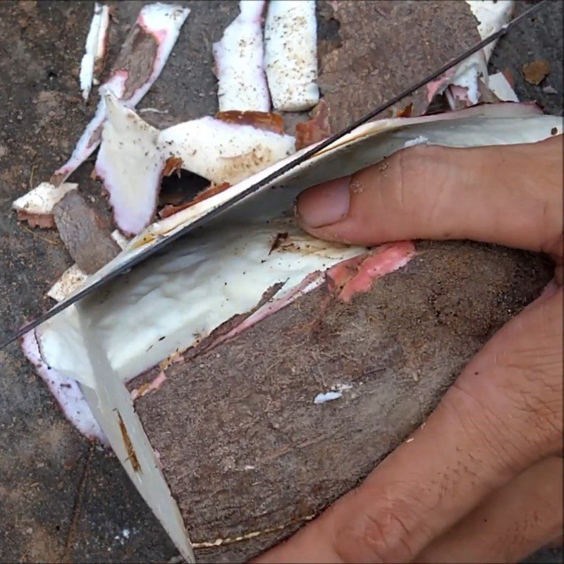 Step 4 Prepare the cassava for Phu Tho cassava cake