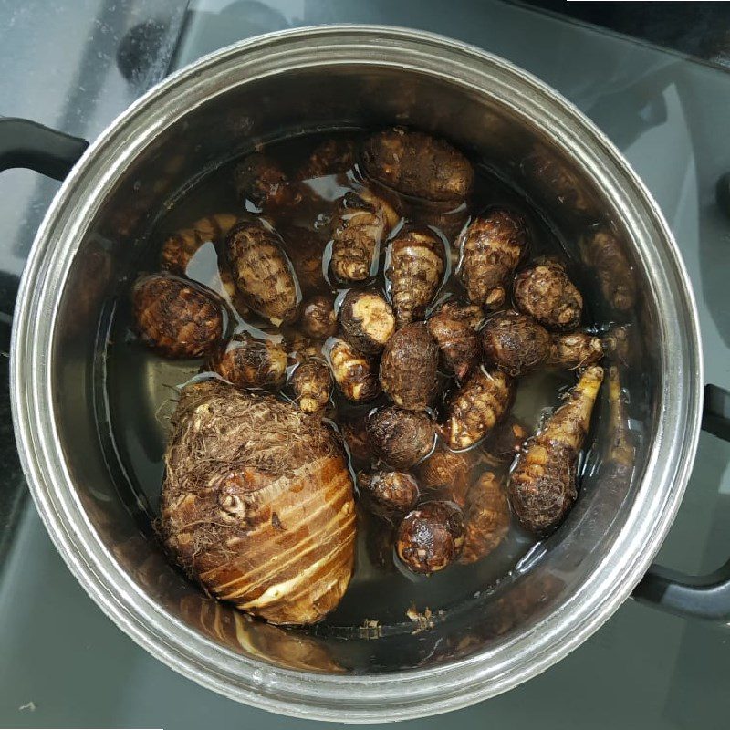 Step 1 Prepare taro Taro porridge