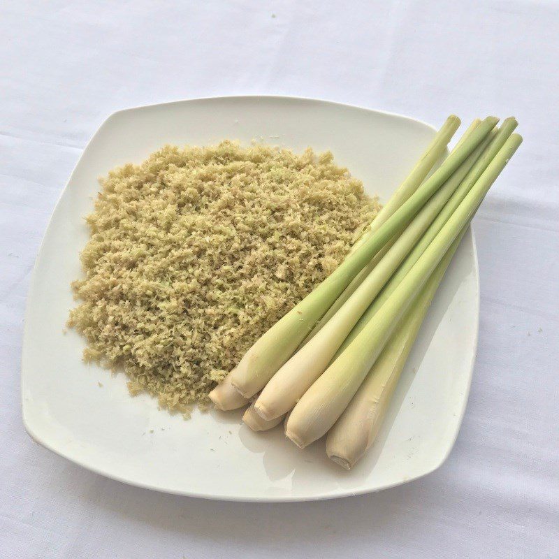 Step 1 Prepare the ingredients for Vegetarian Sausage with Lemongrass Mushroom (Recipe shared by Tiktok Vegetarian Kitchen XANH)