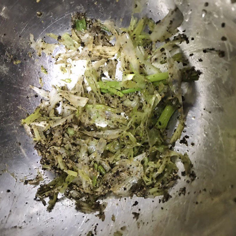 Step 1 Prepare the ingredients for pennywort soup with minced meat