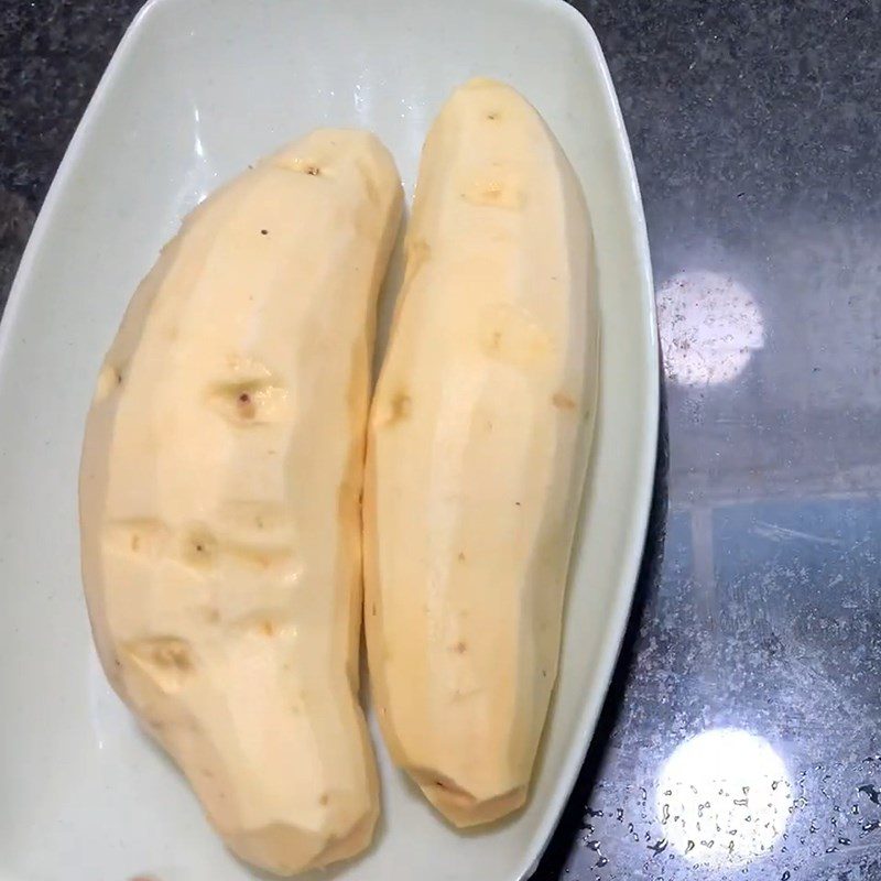 Step 1 Prepare the ingredients for Sweet Potato Cheese Sandwich Bread