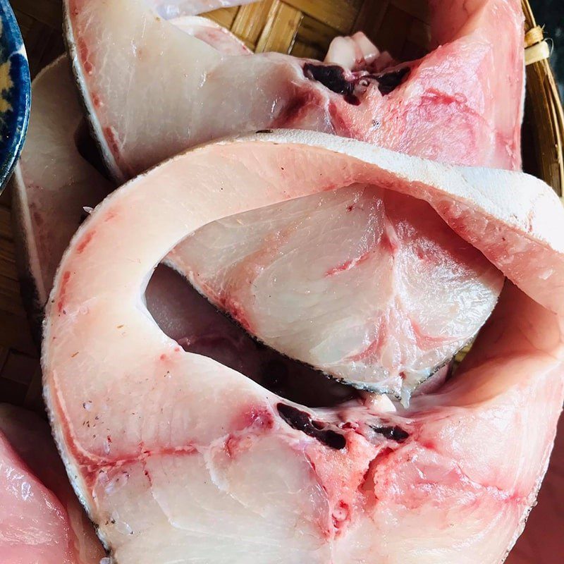 Step 1 Prepare ingredients for Braised Scomber Fish with Pork Belly