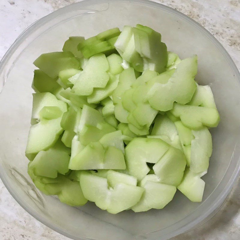 Step 3 Preprocessing vegetables Barramundi porridge for babies with vegetables