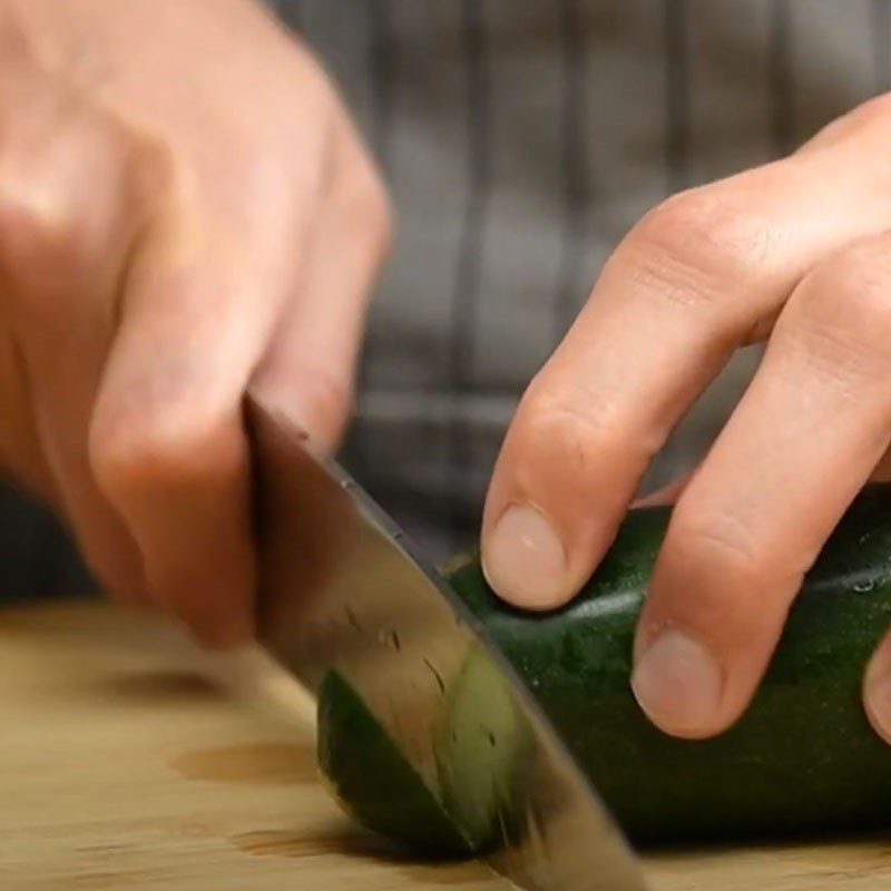 Step 1 Prepare the zucchini Zucchini Snack