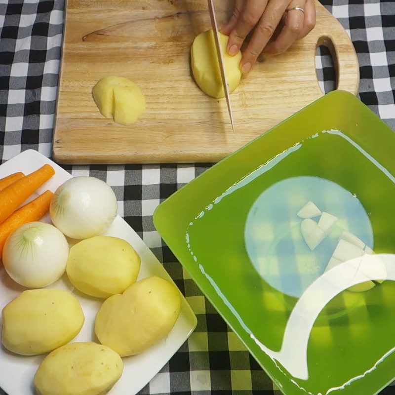 Step 1 Prepare the Ingredients for Japanese Beef Curry