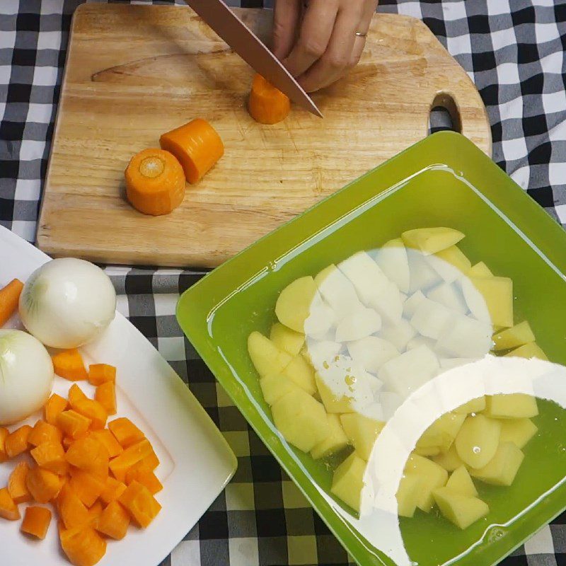 Step 1 Prepare the Ingredients for Japanese Beef Curry