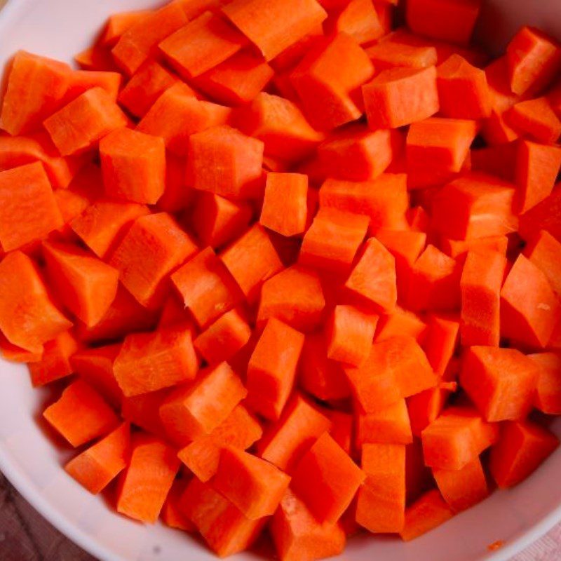 Step 1 Prepare the ingredients for Steamed Vegetarian Bread with Vegetables