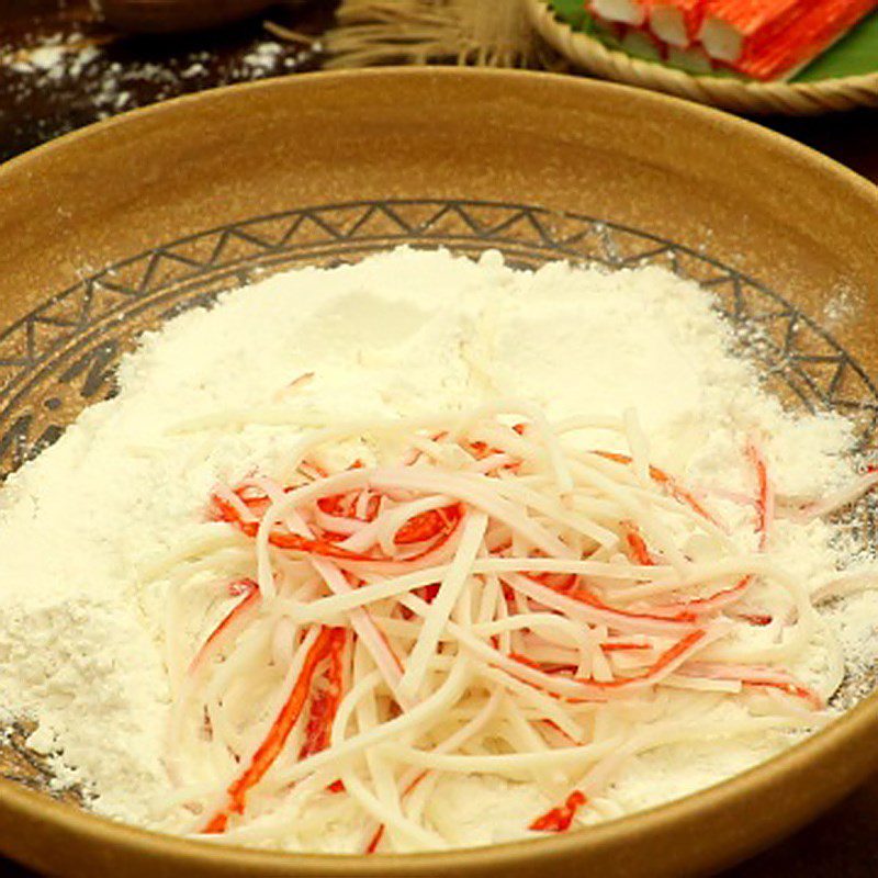 Step 1 Prepare the ingredients for Crispy Crab Sticks