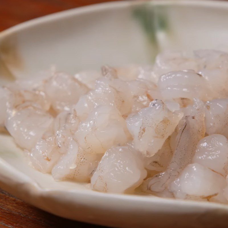 Step 1 Prepare the ingredients for Taro cake with shrimp and meat filling