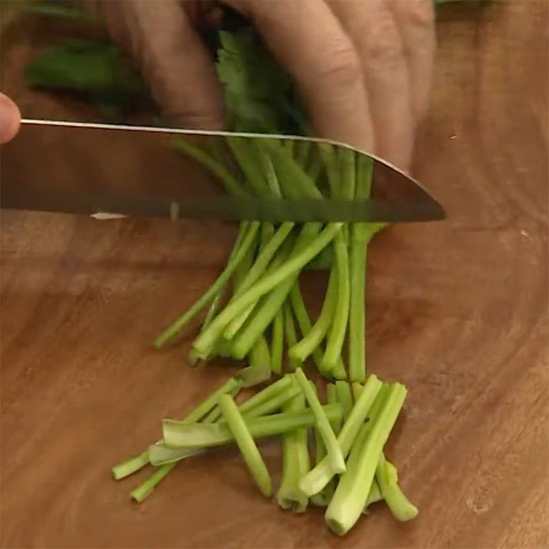 Step 1 Prepare ingredients for Stir-fried mushrooms with celery