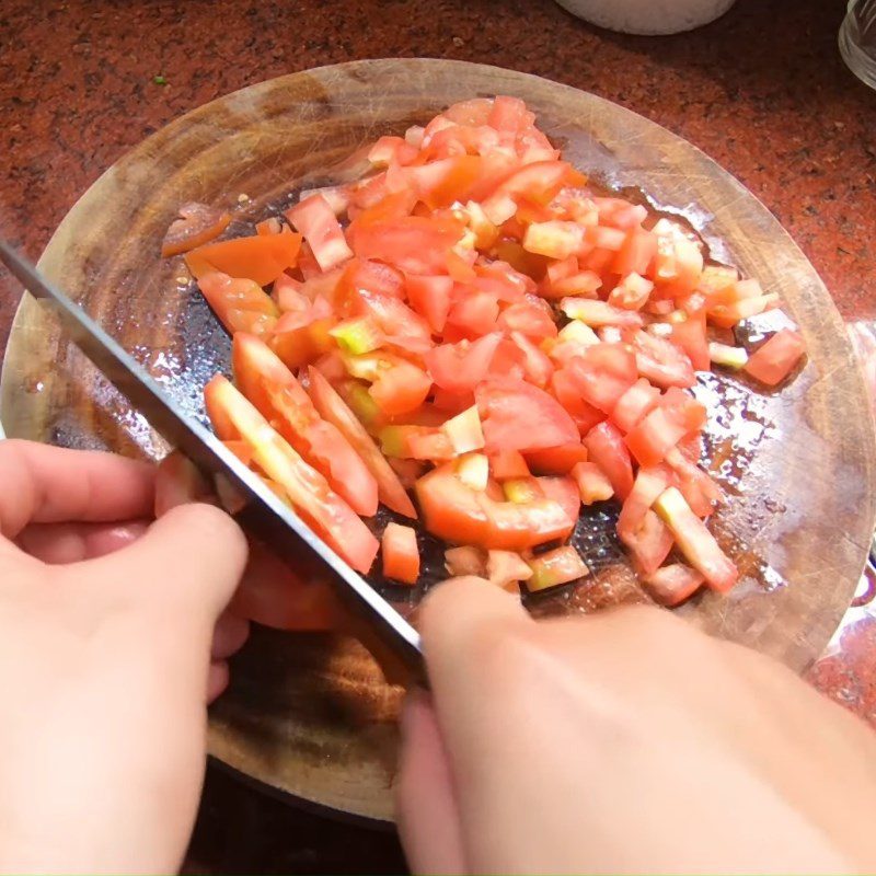 Step 1 Prepare the ingredients for minced meat tomato noodles
