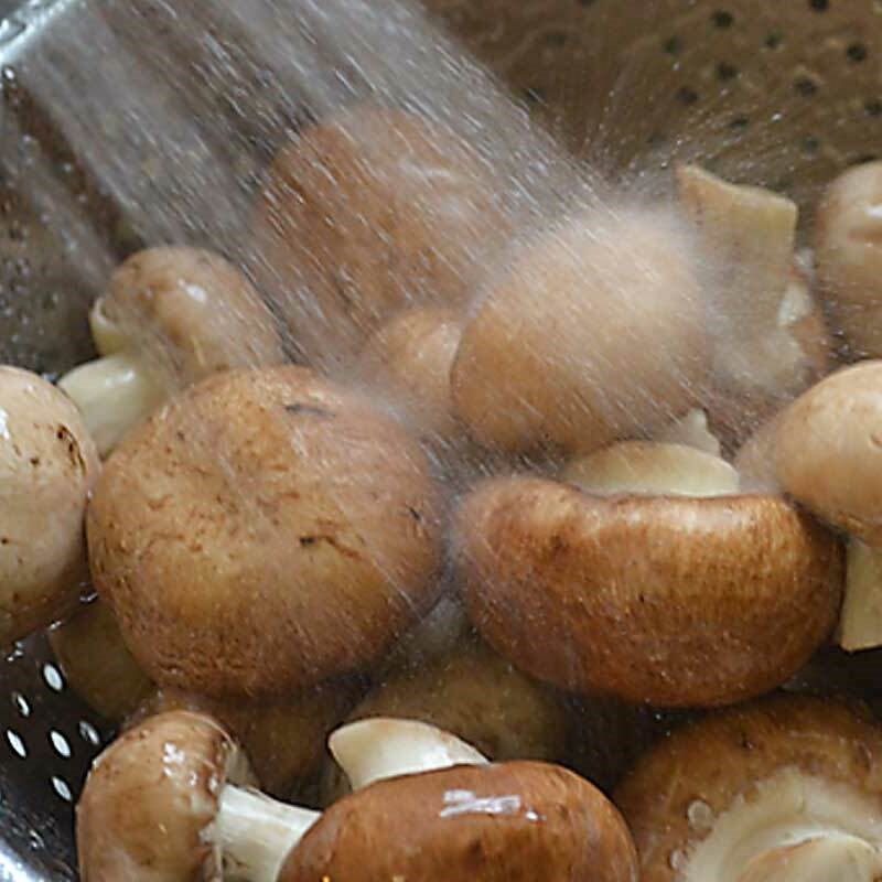 Step 1 Prepare ingredients for Stir-fried mushrooms with celery