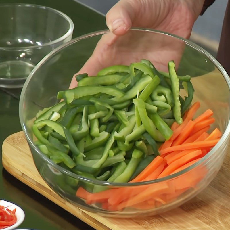 Step 1 Prepare the ingredients for Sweet and Sour Cucumber and Carrot Salad