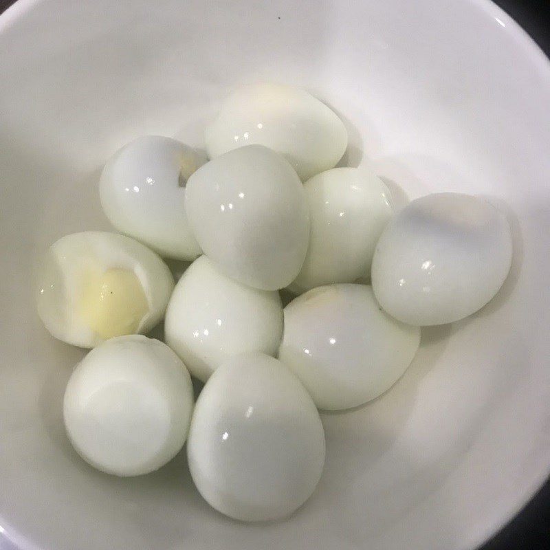 Step 1 Prepare the Ingredients for Egg Salad with Lychee Sauce