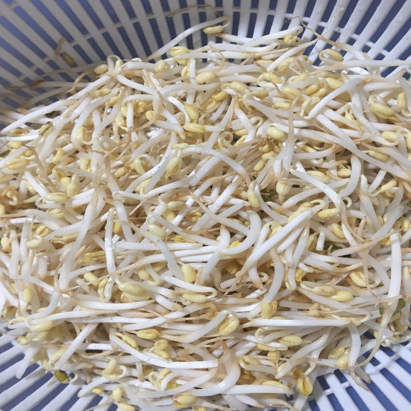 Step 1 Prepare the ingredients for Stir-fried Bean Sprouts with Minced Meat