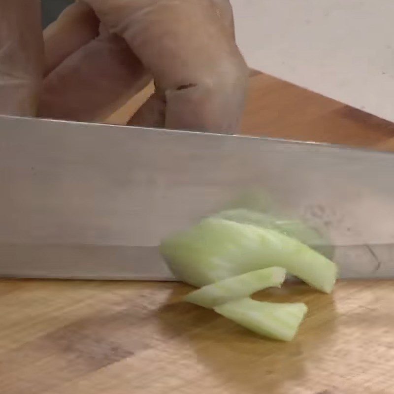 Step 1 Prepare ingredients for Mango Salad with Fresh Anchovies
