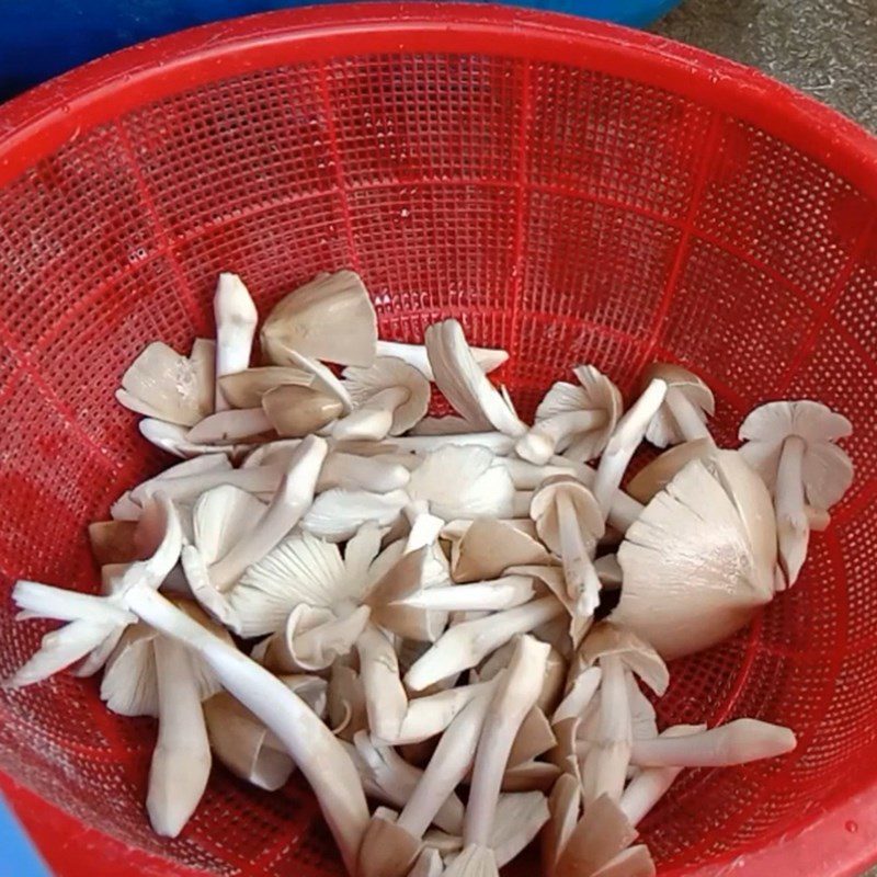 Step 1 Prepare ingredients for Stir-fried Chicken with Termite Mushrooms