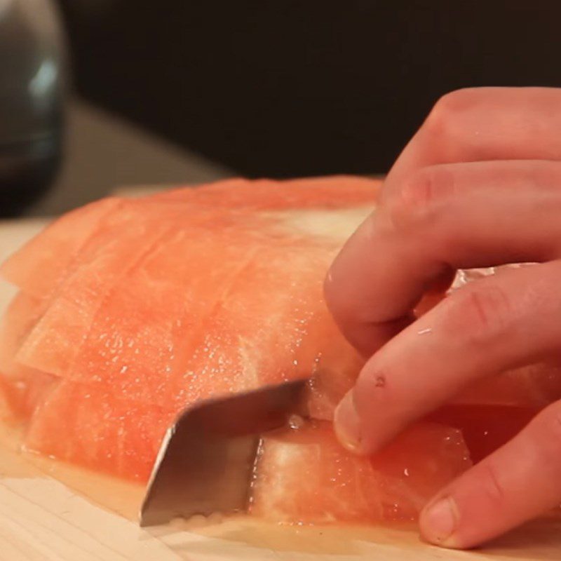 Step 1 Prepare ingredients for Strawberry Watermelon Smoothie