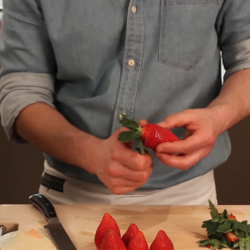 Step 1 Prepare ingredients for Strawberry Watermelon Smoothie