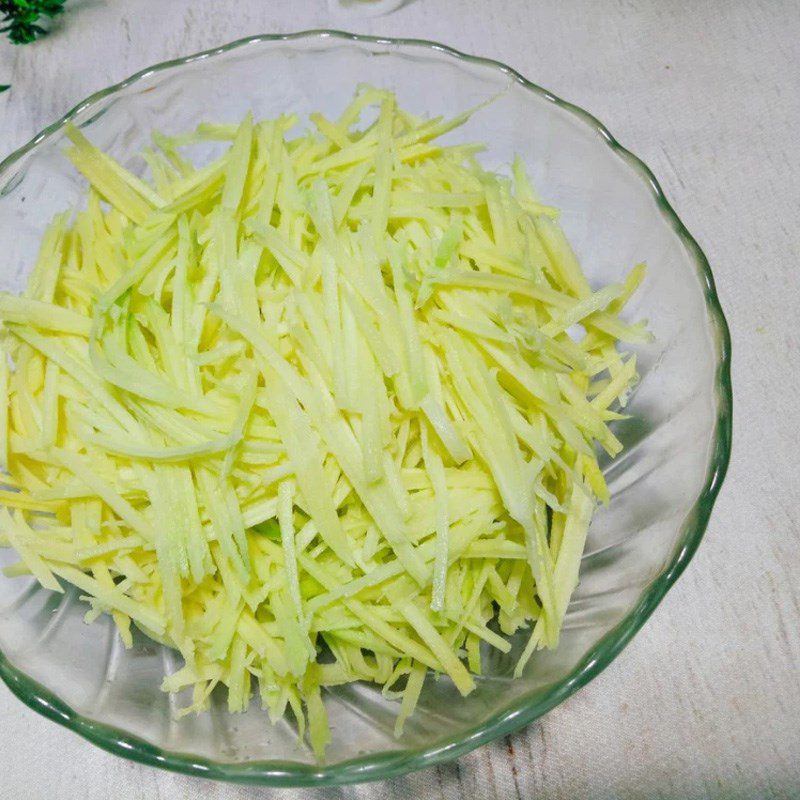 Step 1 Prepare the ingredients for Mango Satay Rice Paper Rolls