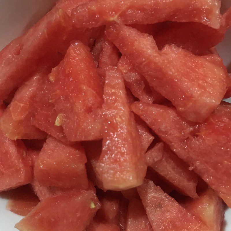 Step 1 Prepare the Ingredients for Watermelon Apple Smoothie