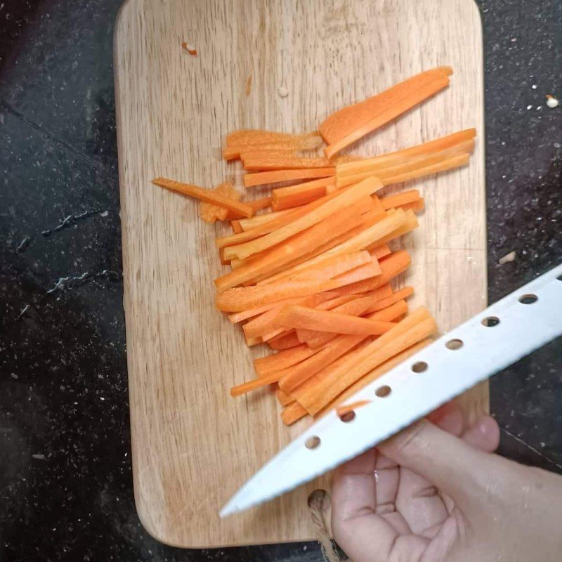 Step 1 Prepare the ingredients for Stir-fried Noodles with Mixed Vegetables