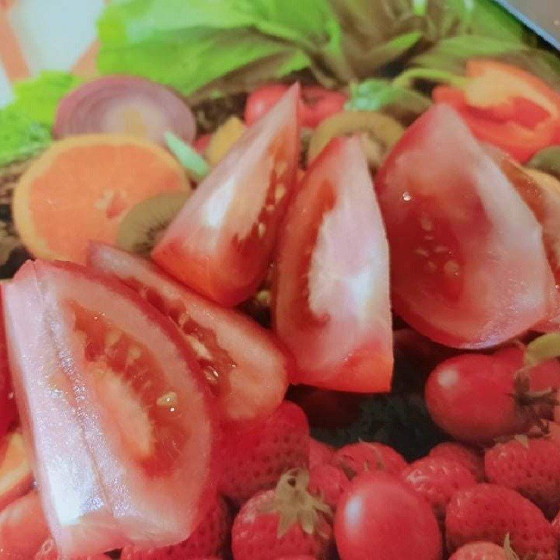 Step 1 Prepare the ingredients Eggplant with tomato sauce
