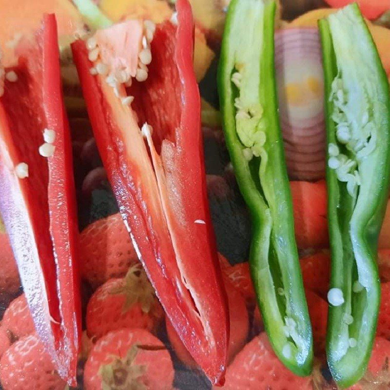 Step 1 Prepare the ingredients Eggplant with tomato sauce