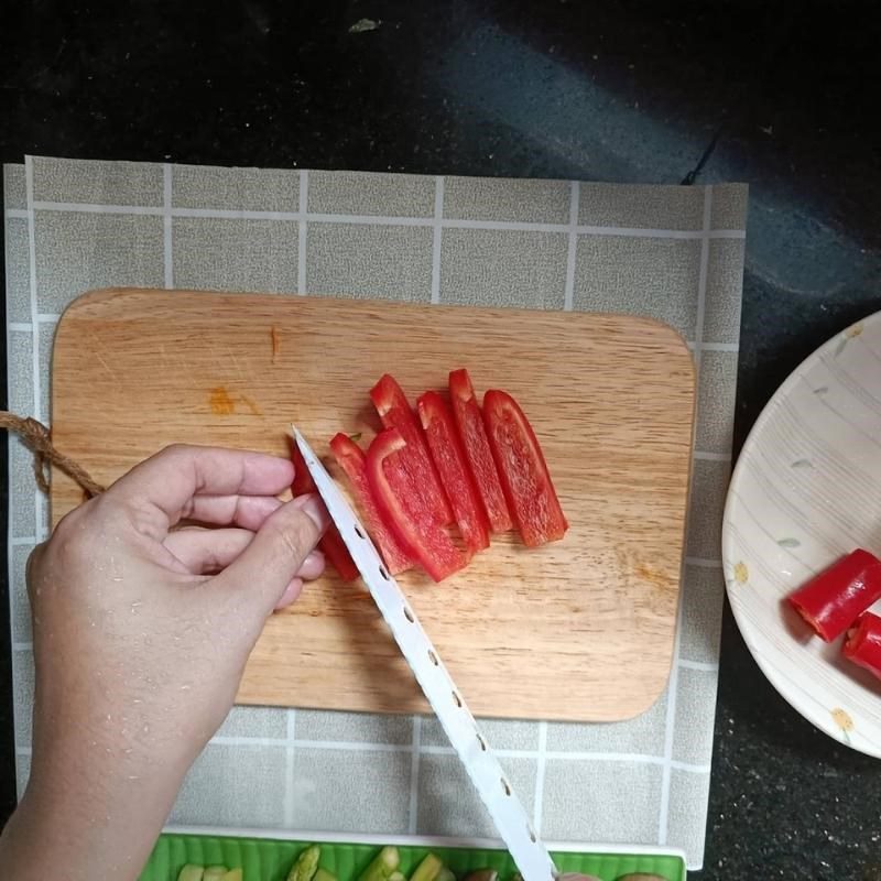 Step 1 Prepare Ingredients for Grilled Tofu in Foil using an Oven