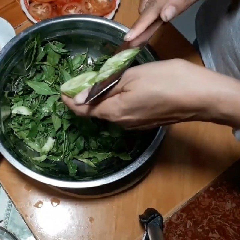 Step 1 Prepare the ingredients for Gỏi sầu đâu khô cá lóc