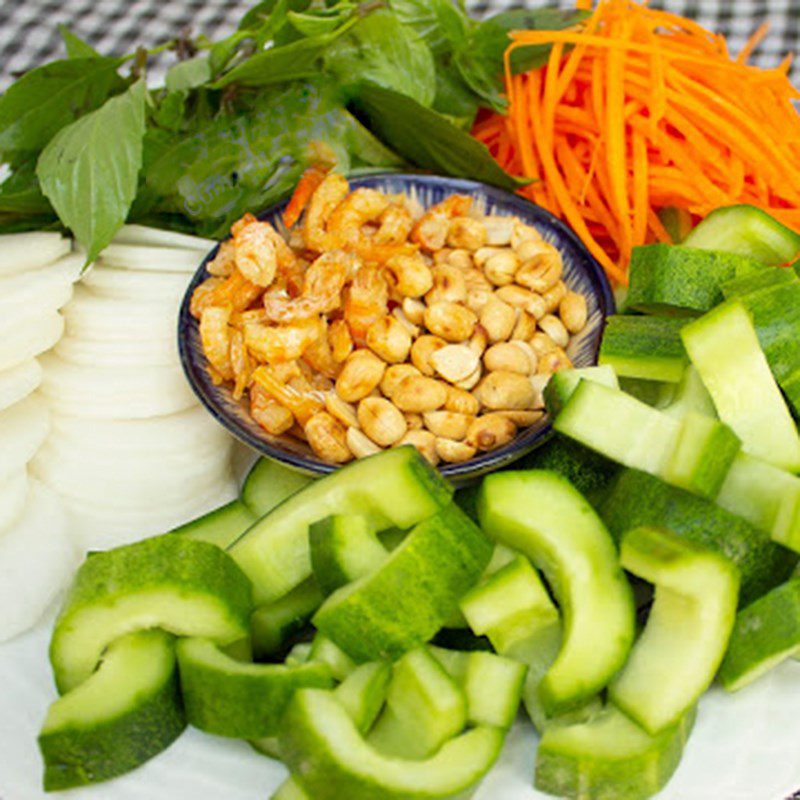 Step 1 Prepare Ingredients Dried Shrimp and Cucumber Salad