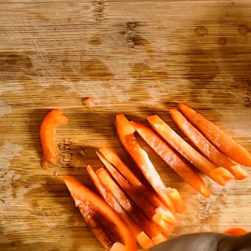 Step 1 Prepare the bell peppers Vegetable Salad