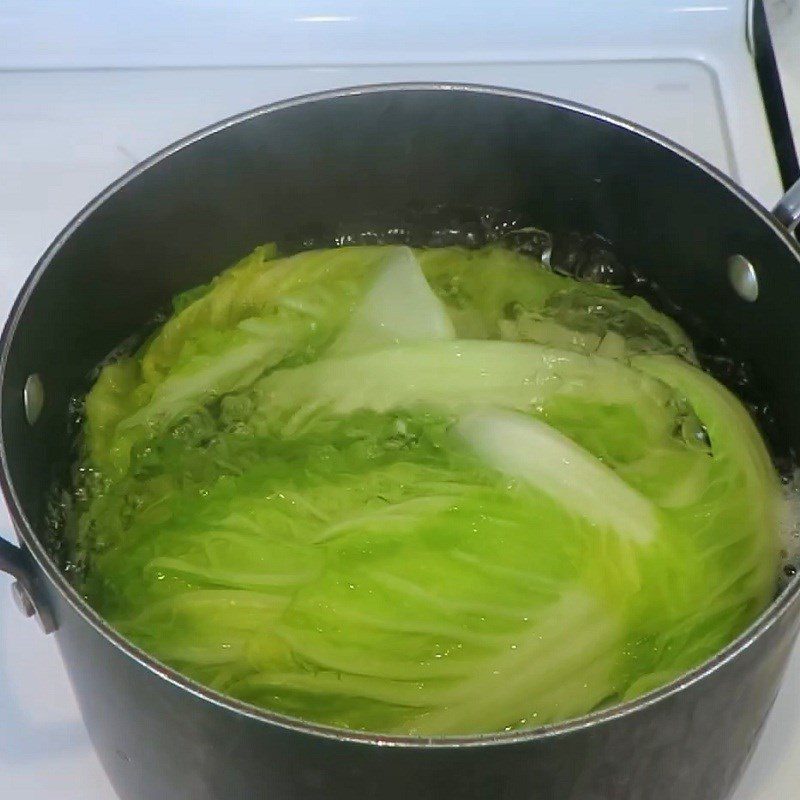 Step 2 Prepare vegetables for Korean potato soup