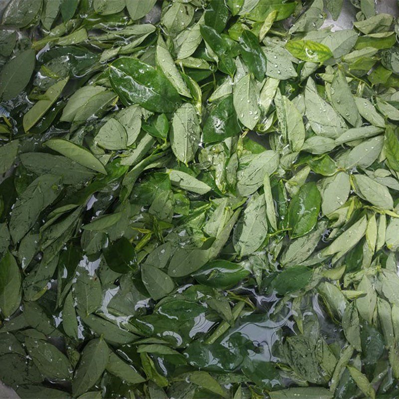 Step 1 Prepare the sweet potato leaves for vegetarian sweet potato leaf soup