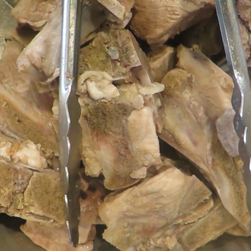 Step 1 Prepare pork ribs for Korean potato soup