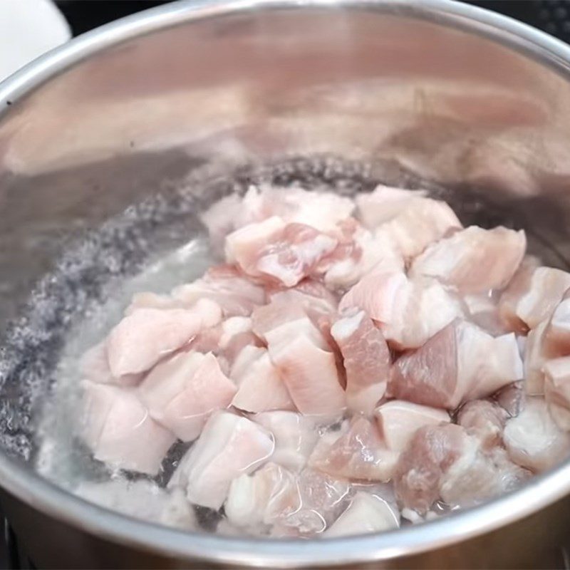 Step 1 Prepare the pork belly Braised Pork Belly with Fish Sauce
