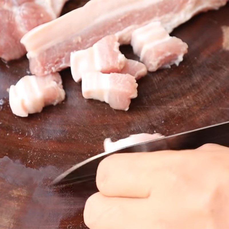 Step 1 Prepare the pork belly Braised Pork Belly with Fish Sauce