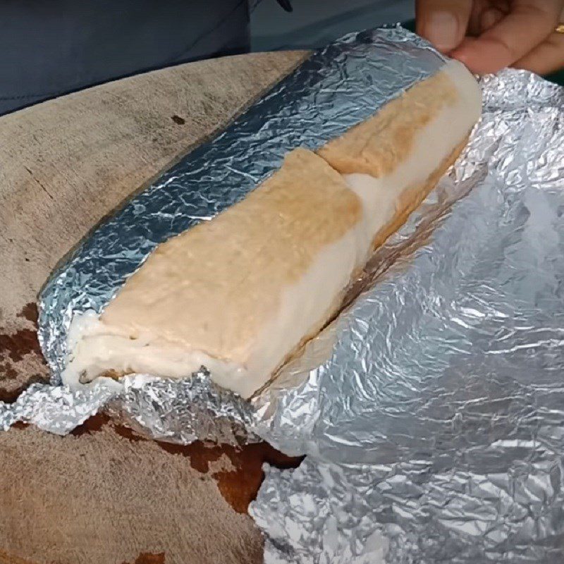 Step 5 Preparing the vegetarian pork belly Vegetarian braised pork