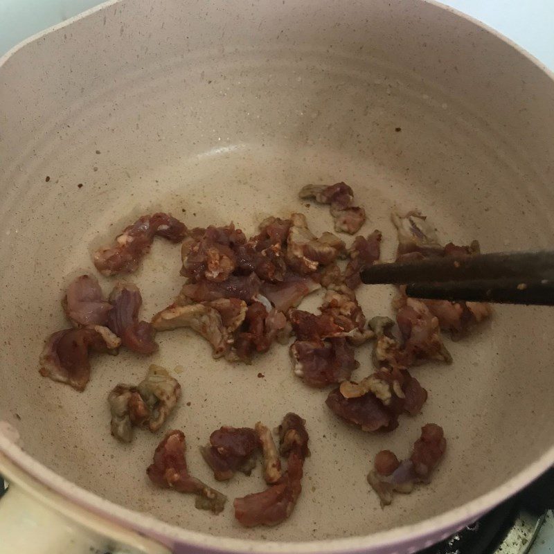 Step 2 Prepare the beef Kimchi fried rice with beef