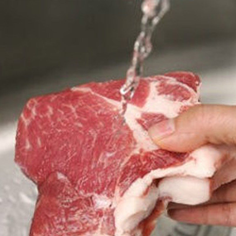 Step 1 Prepare the beef for Sun-Dried Beef