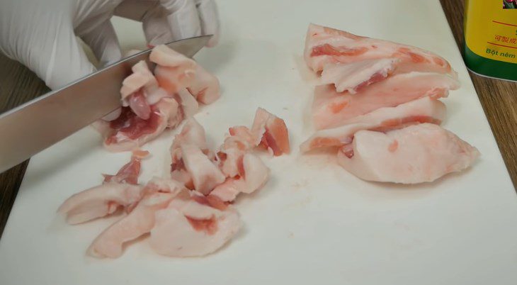 Step 1 Prepare beef and pork fat Beef Cake