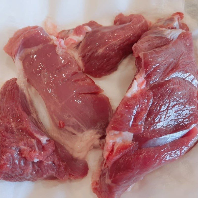 Step 1 Prepare the lamb Stir-fried Lamb with Lemongrass and Chili