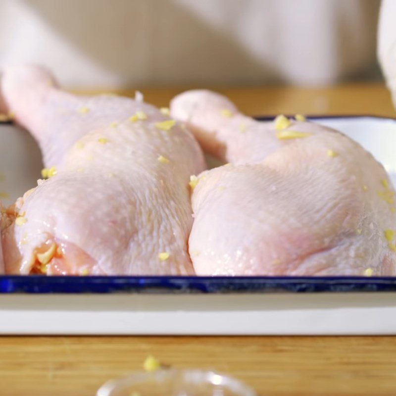 Step 1 Prepare the chicken for Pepper Roast Chicken