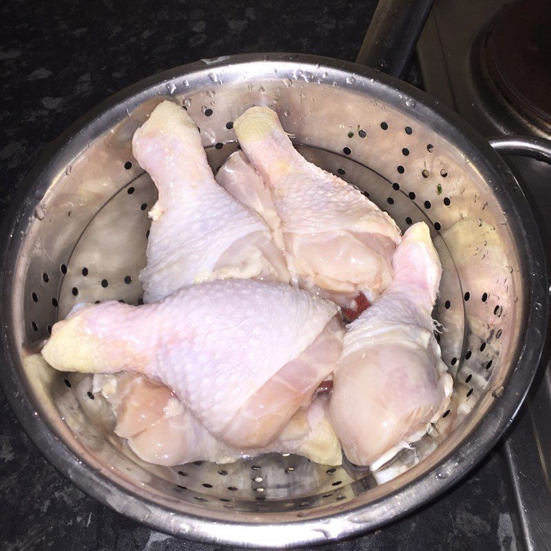 Step 1 Prepare the chicken Roasted Chicken Rice