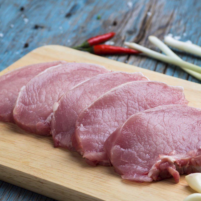 Step 2 Prepare the pork Pork rolled with cheese and fried ham