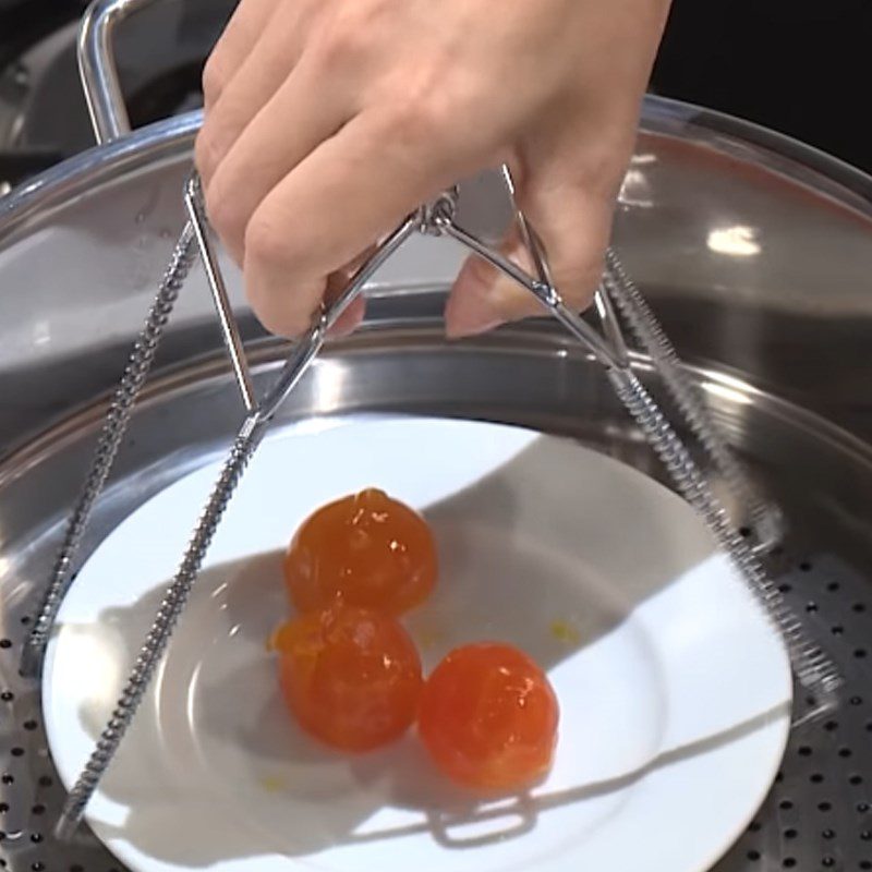 Step 1 Prepare salted eggs Salted Egg Fried Fish Roe