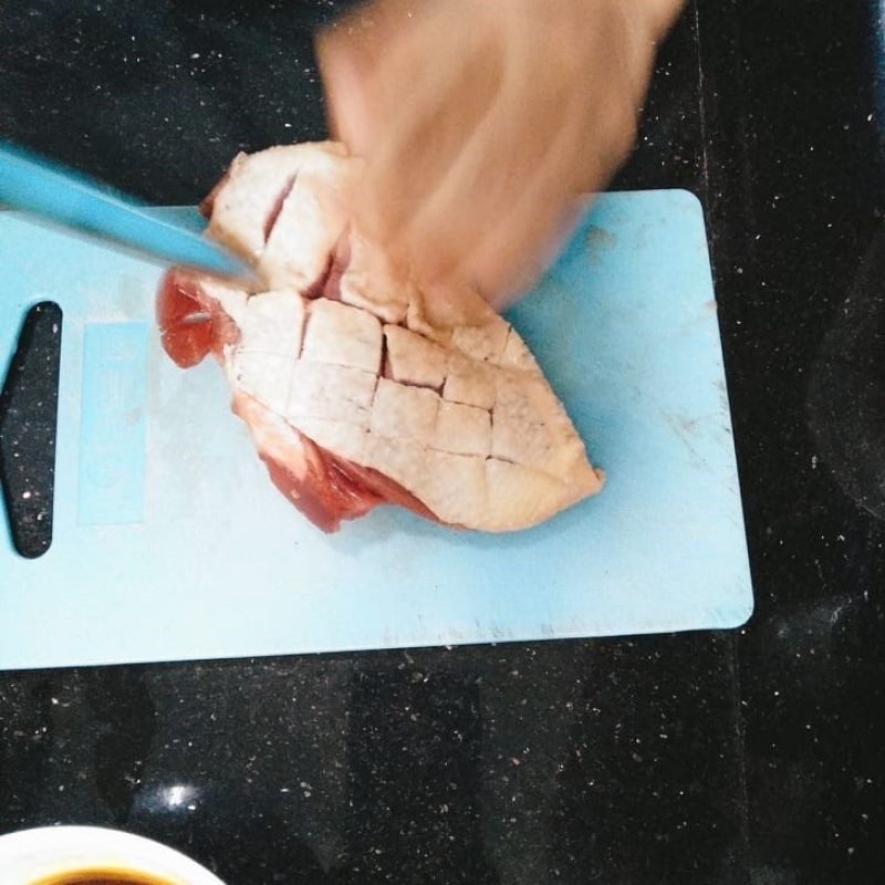 Step 1 Prepare duck breast Duck breast with black pepper sauce