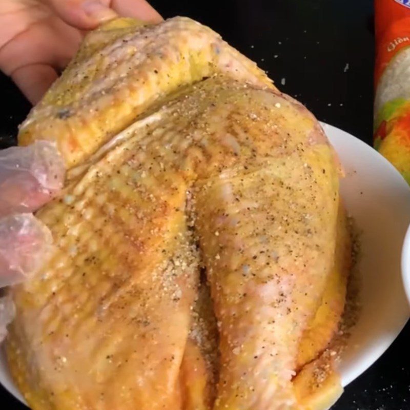 Step 1 Prepare and steam the chicken Whole Fried Chicken