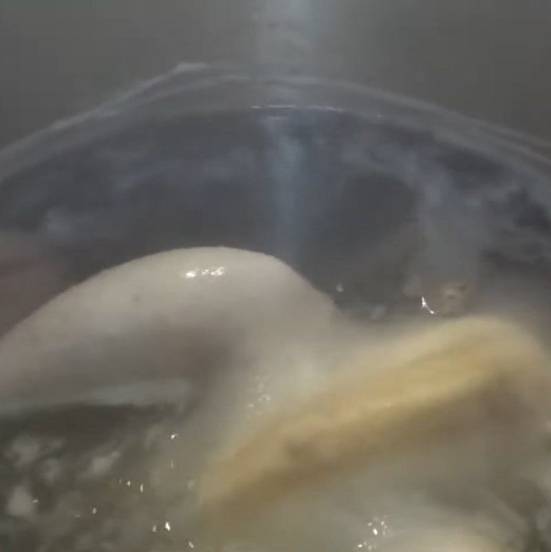 Step 1 Prepare and Boil the Chicken for Chicken Noodle with Bamboo Shoots and Mushrooms